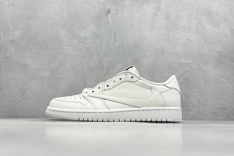 Jordan 1 Low Fragment — White Tripartite Joint TD1228-111 colorway — USFans Spreadsheet photo