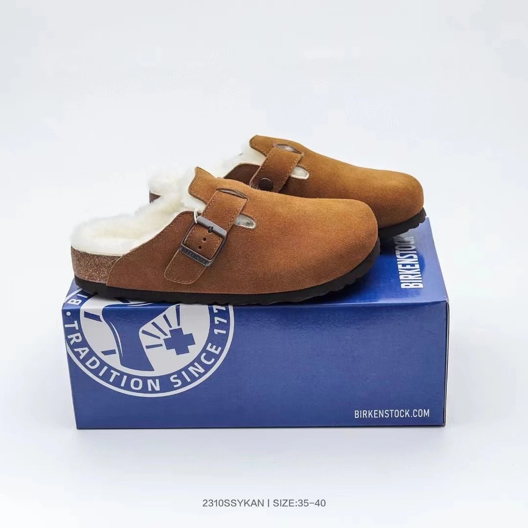 Birkenstock Boston Soft Footbed Suede Clogs