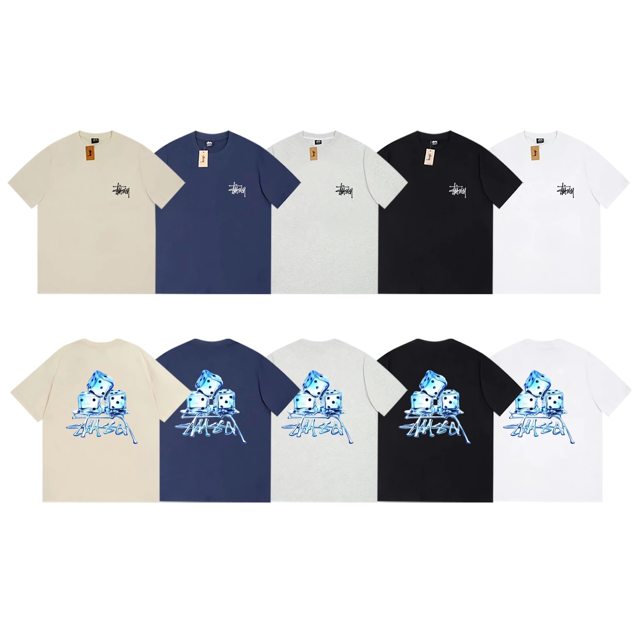 Stussy Ice Dice Graphic T-Shirts