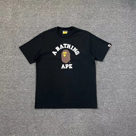 BAPE Ape Head Classic Letter Print Short Sleeve T-Shirt