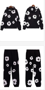 High version autumn and winter new cotton foam printing high street leisure suit cross-border foreign trade wholesale spot High version autumn and winter new cotton foam printing high street leisure suit cross-border foreign trade wholesale spot