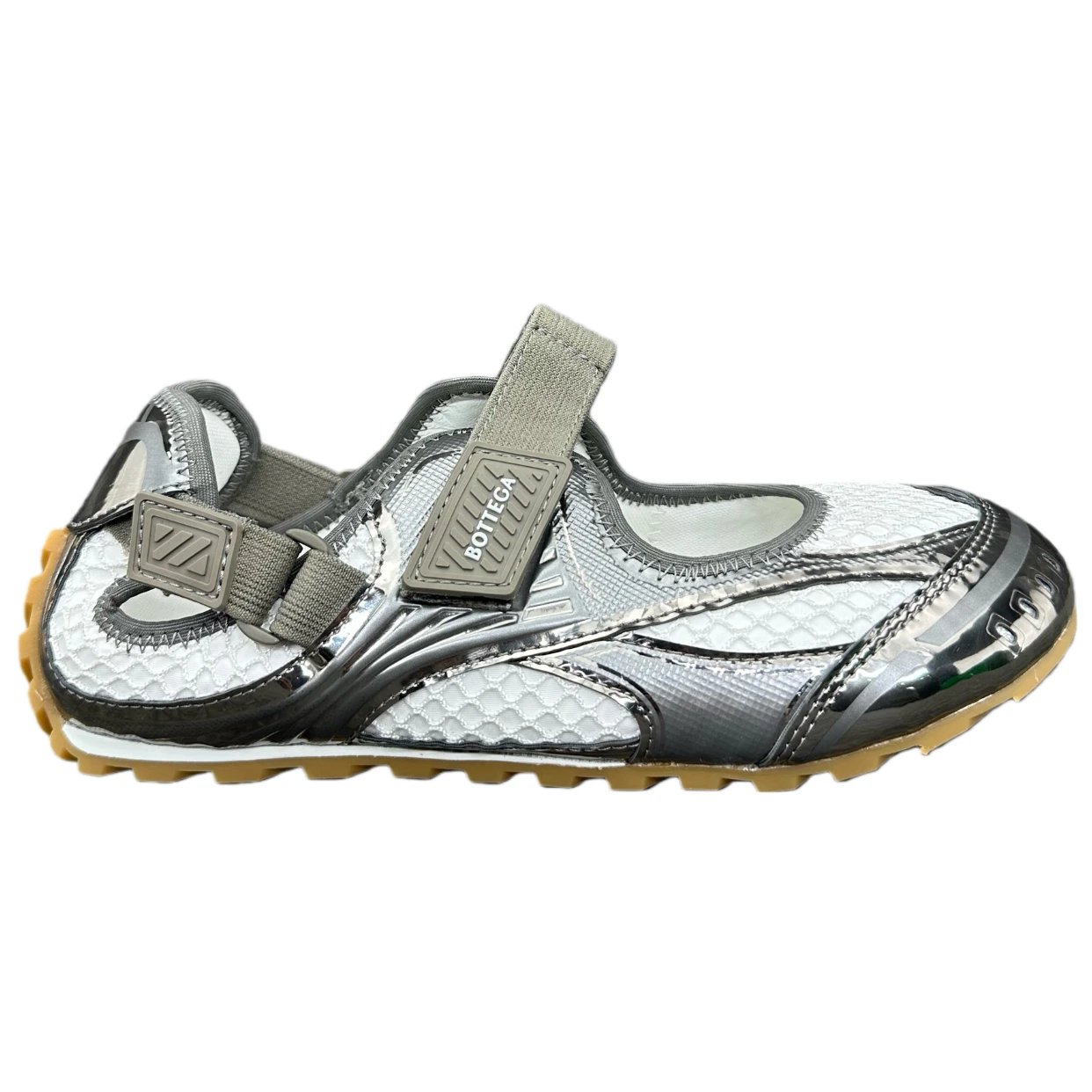 Bottega Veneta Sneakers Orbit — Silver-Flash