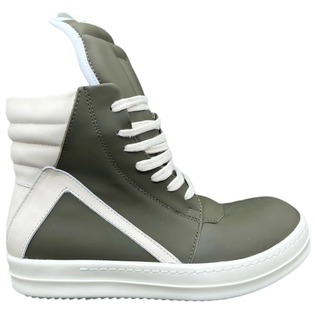 Dark Green White