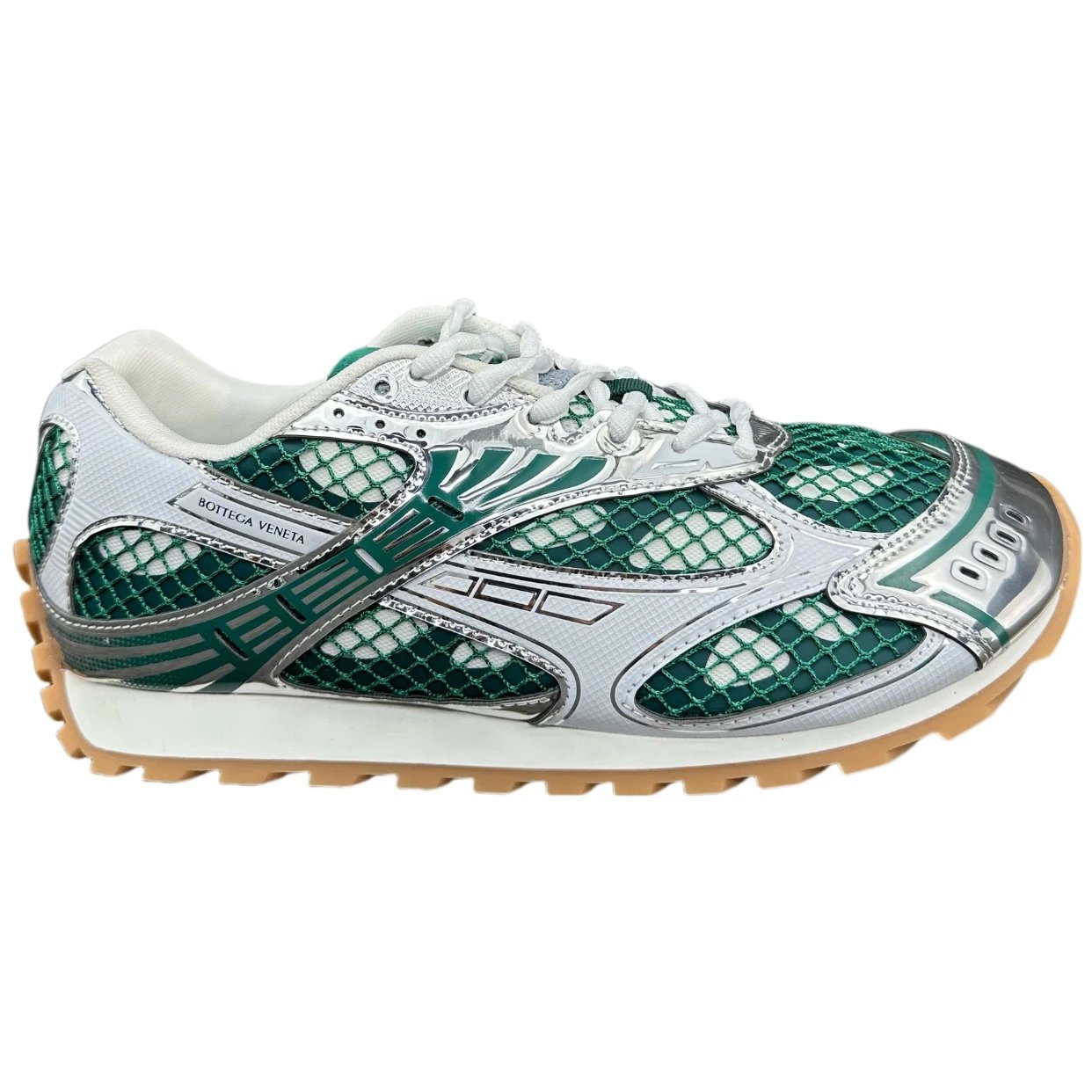 Bottega Veneta Sneakers Orbit — Green Light Blue