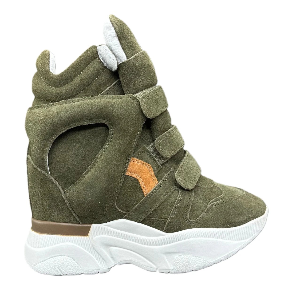 Dark green-Baskets Bekett-Chunky Soles