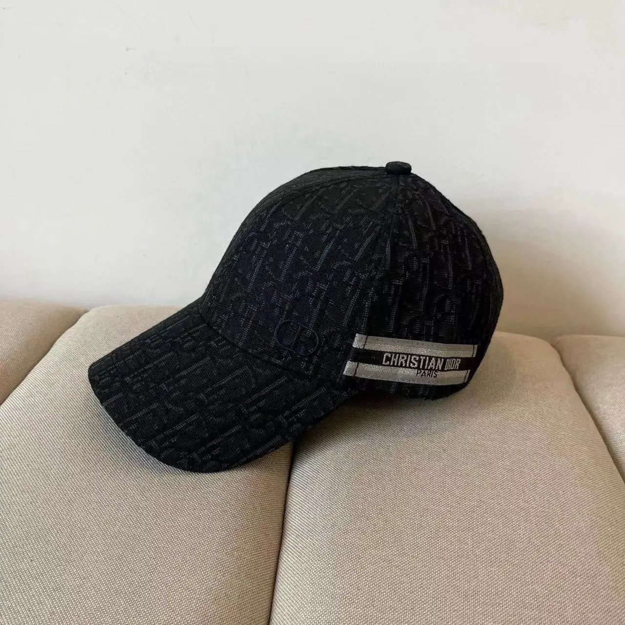 Dior Oblique Monogram Baseball Cap Black - 13