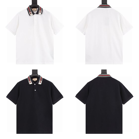G Home Tiger Head Embroidered LOGO Short Sleeve Polo Shirt
