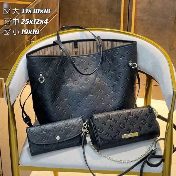 Louis Vuitton Monogram Montsouris Backpack and Pochette Set Brown - 3