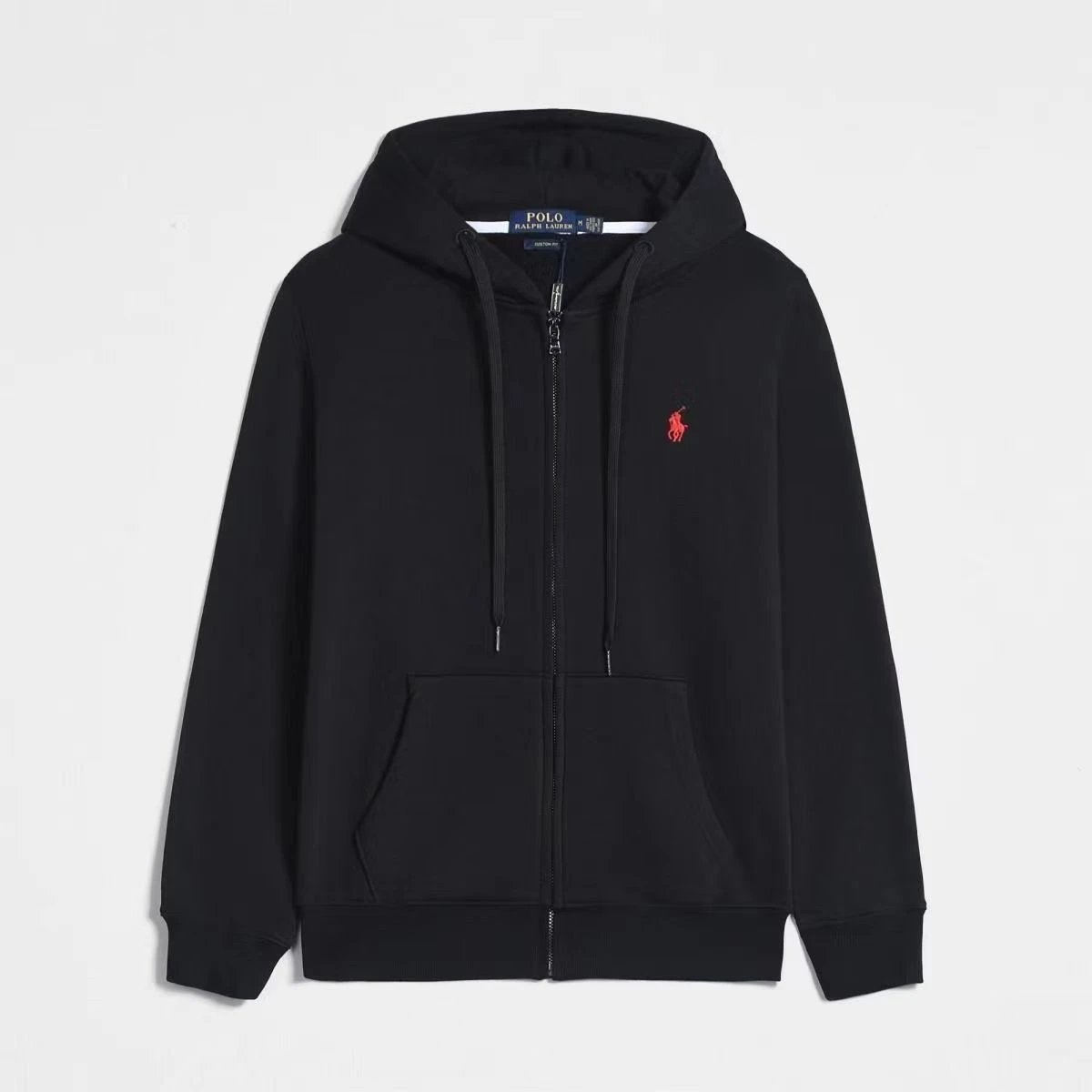 Balenciaga Red Hoodie with Yellow Logo Print
