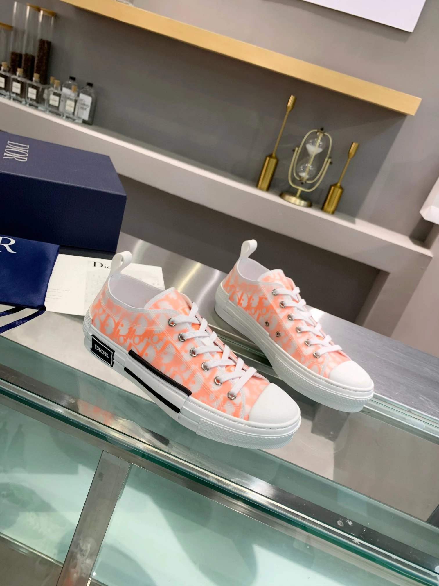 Dior B23 High-Top Oblique Sneakers