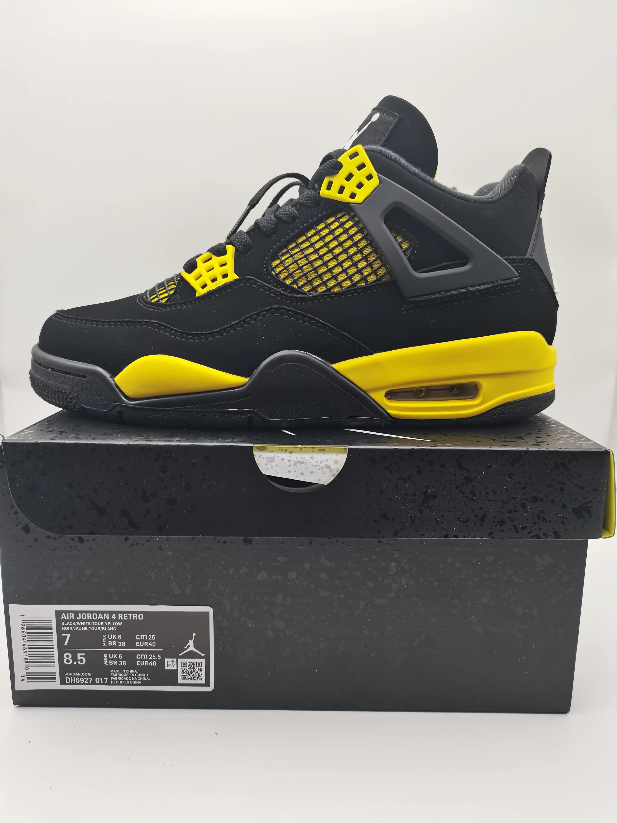 KZ AJ4 Black Yellow Thunder