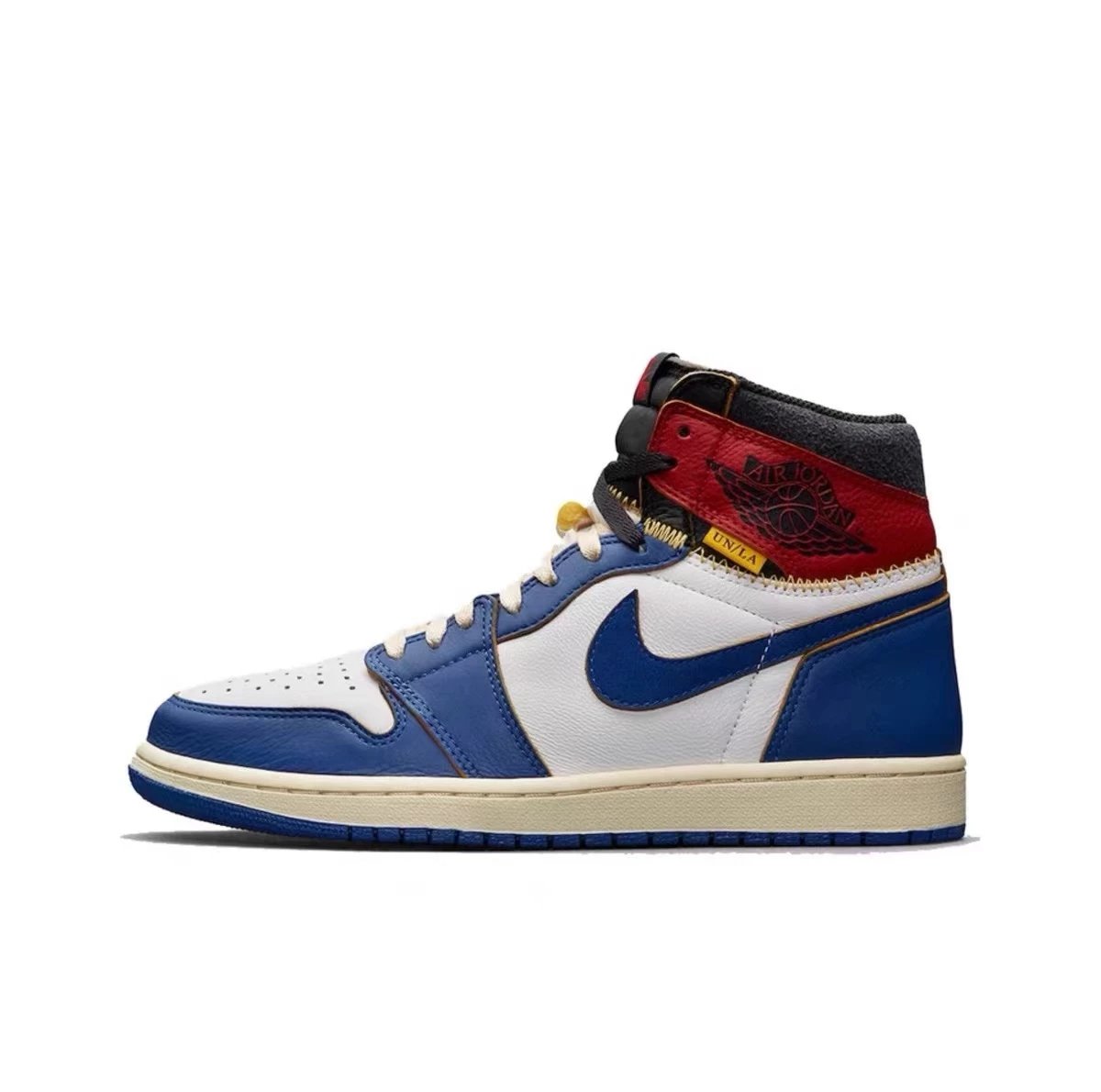 Jordan 1 Mocha — Aj1 UN Black and Blue Toes colorway — USFans Spreadsheet photo