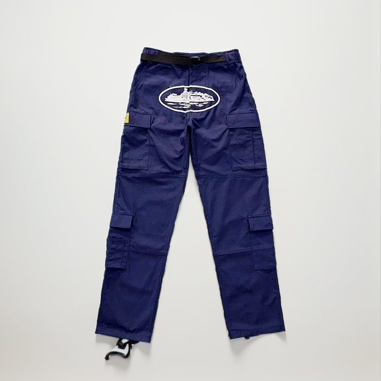 Corteiz classic cargo black whitelogo pant [19+ styles] foto 6