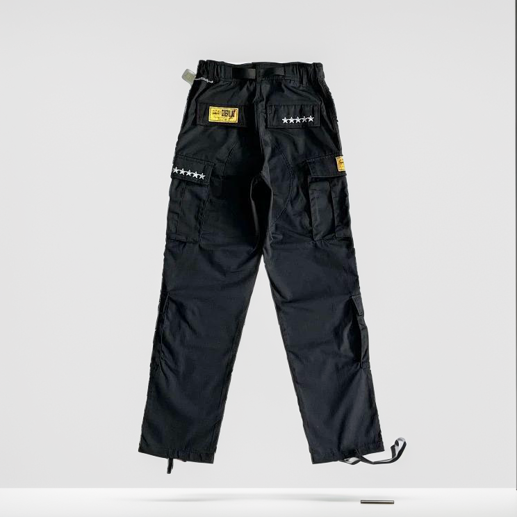 Corteiz classic cargo black whitelogo pant [19+ styles] foto 5