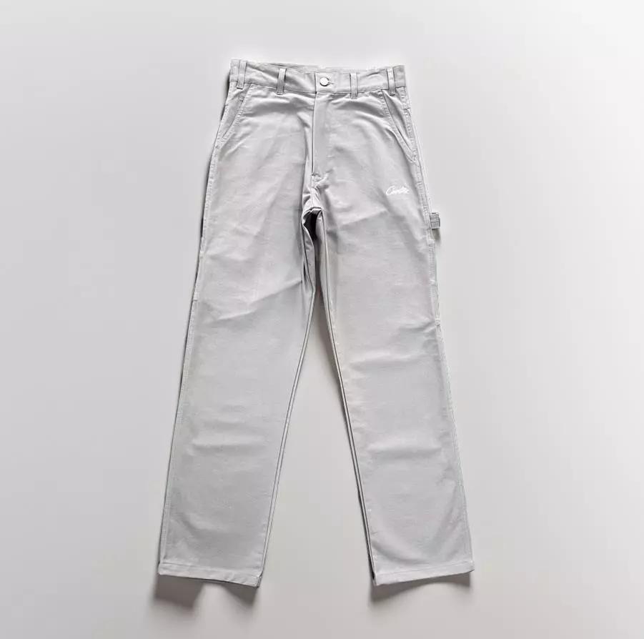 Corteiz Classic Cargo 5 Stars Pantalón Negro Blanco Logo