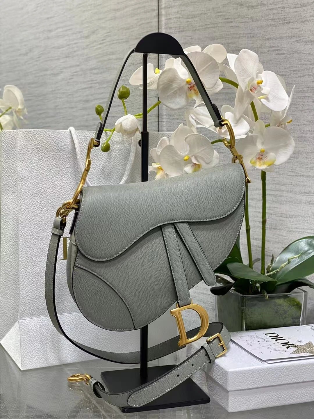 Dior Saddle Bag — Matcha green 24 × 6 × 18cm colorway — USFans Spreadsheet photo