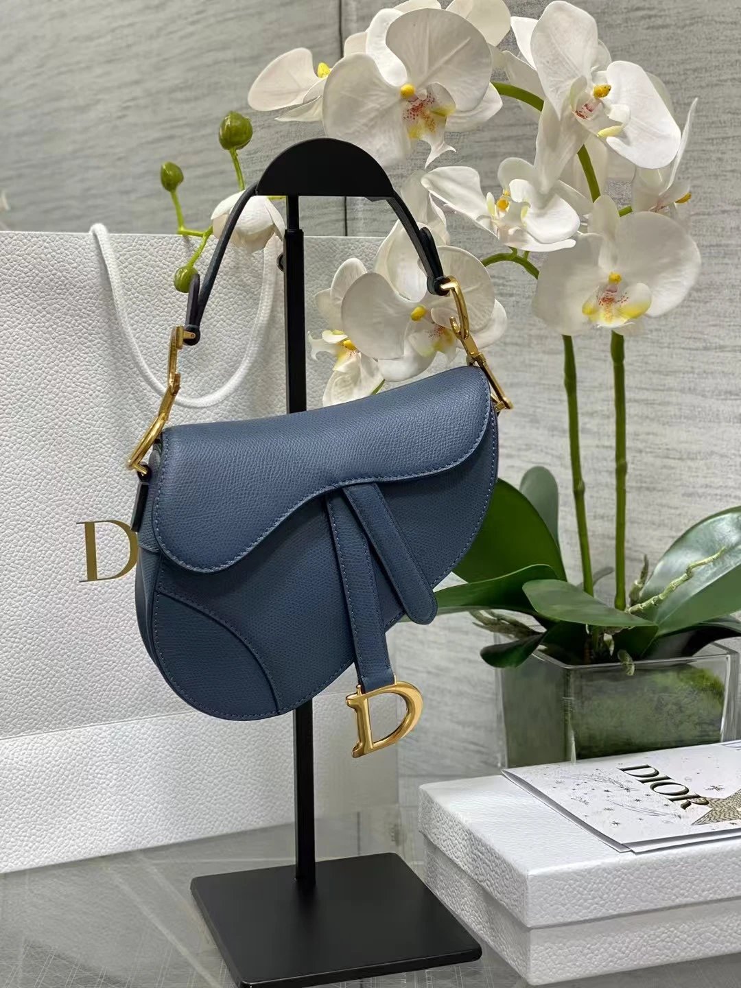 Dior Saddle Bag — Blue 17 × 5 × 15cm colorway — USFans Spreadsheet photo