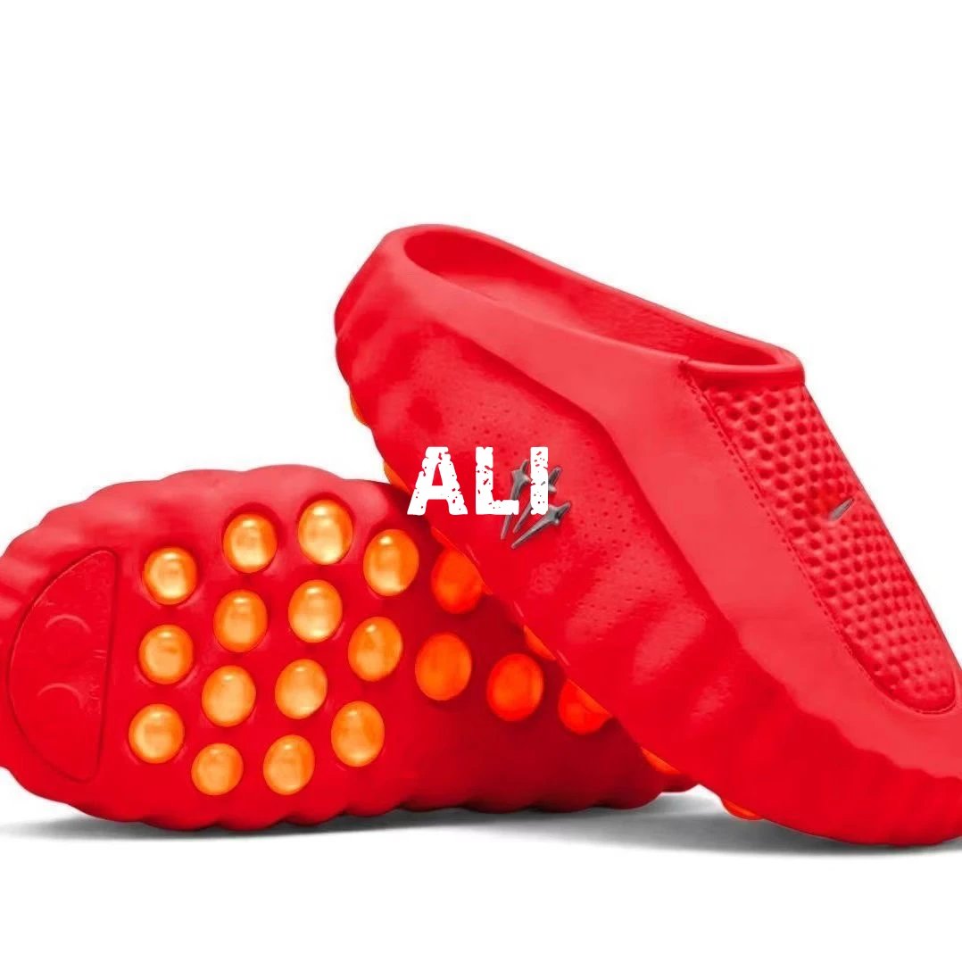 Nike Casual Shoes Mind 001 Slip-On Recovery — Red Orange