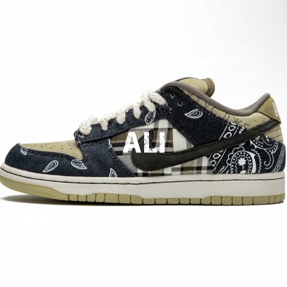 Nike Dunk Low — Cashew flower (T. scott)