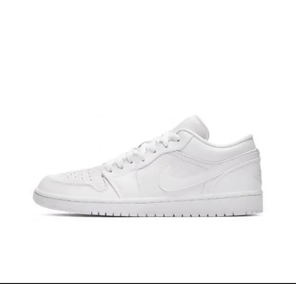 Air Jordan 1 Mid White Sneakers - 1