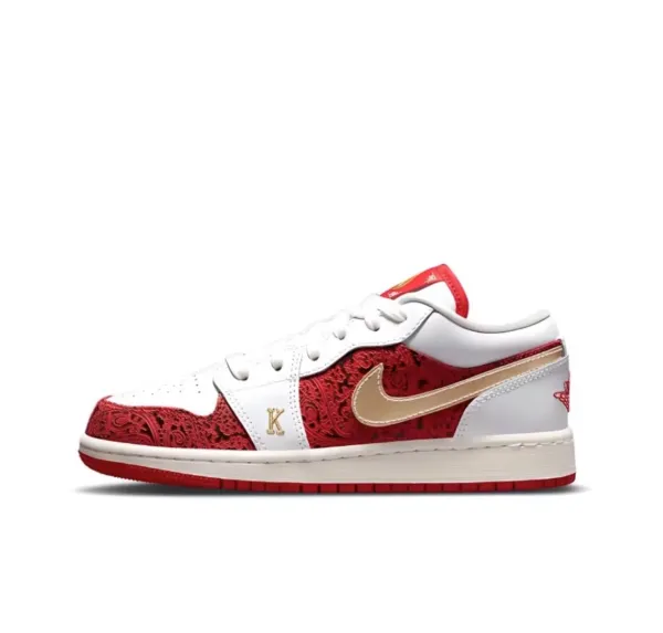 Air Jordan 1 Low Court Purple Sneakers - 3