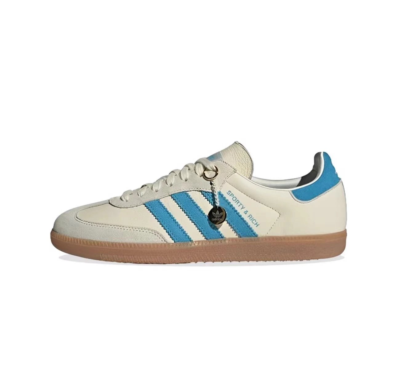 Beige blue
