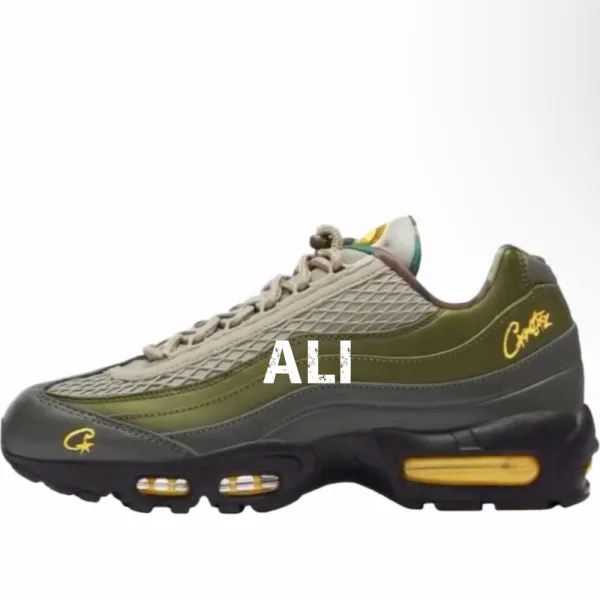 Nike Air Max 95 'Cactus Jack' Olive Green Sneakers - 1