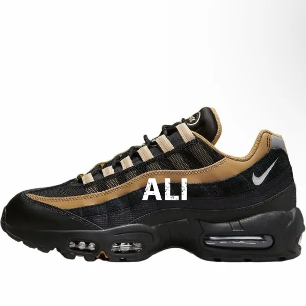 Nike Air Max 95 Black Gold Sneakers - 1
