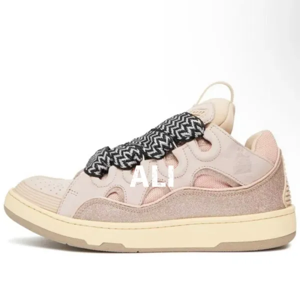 Maison Margiela Tabi Sandal Sneaker Beige Pink Glitter Sneakers - 1