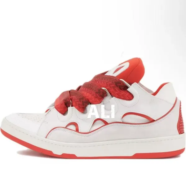Maison Margiela Tabi Sneaker White Red Chunky Sneakers - 1