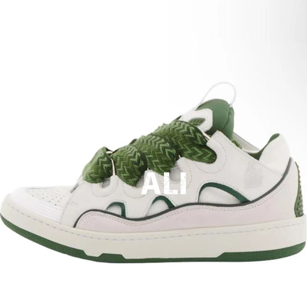 Maison Margiela Tabi Sneaker Green and White Sneakers - 1