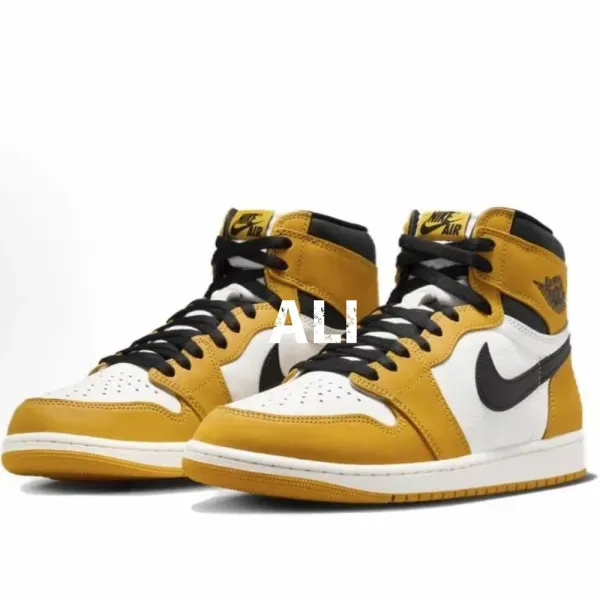 Air Jordan 1 High OG 'Graffiti' Black / Gray Sneakers Basketball Shoes - 22