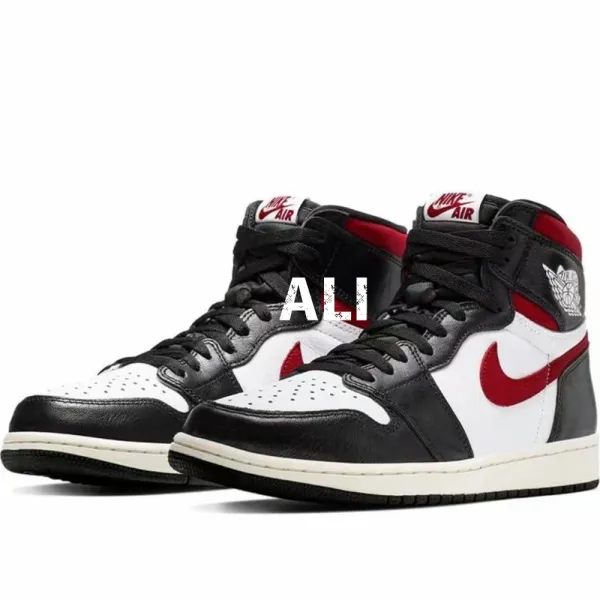 Air Jordan 1 High OG 'Graffiti' Black / Gray Sneakers Basketball Shoes - 24
