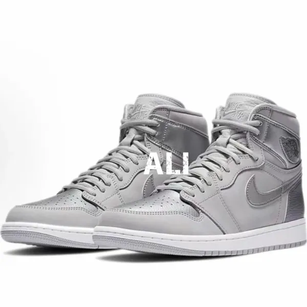 Air Jordan 1 High OG 'Graffiti' Black / Gray Sneakers Basketball Shoes - 16