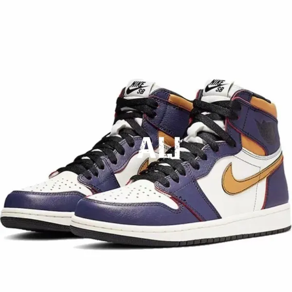 Air Jordan 1 High OG 'Graffiti' Black / Gray Sneakers Basketball Shoes - 27