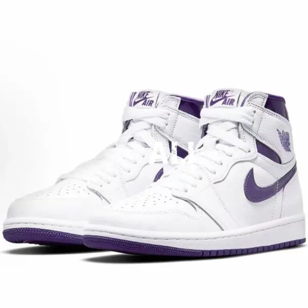 Air Jordan 1 High OG 'Graffiti' Black / Gray Sneakers Basketball Shoes - 2