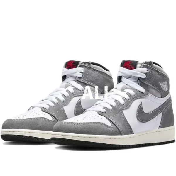 Air Jordan 1 High OG 'Graffiti' Black / Gray Sneakers Basketball Shoes - 17