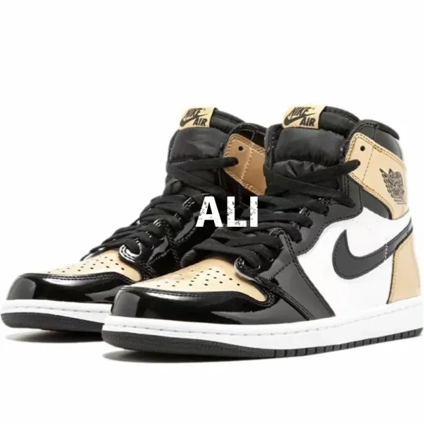 Air Jordan 1 High OG 'Graffiti' Black / Gray Sneakers Basketball Shoes - 4
