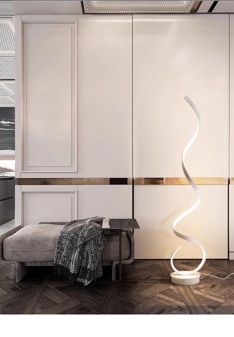 Living room sofa upright desk lamp Nordic art design background wall lamp Modern minimalist bedroom bedside floor lamp