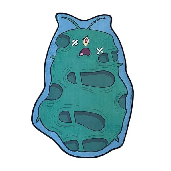 Design Slime Character Floor Mat Green Blue Accessories - 2