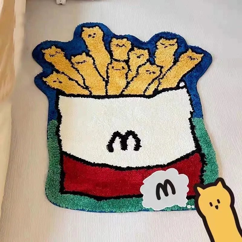 McDonald's French Fries Shape Rug