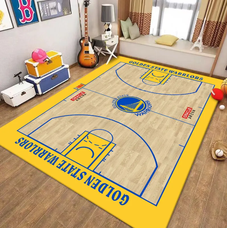 Customized goods, non-quality problems, non-returnable] NBA Basketball Fitness Shooting Blanket Non-slip Yoga Jump Rope Blanket Personalized Creative Rectangle Customized Floor Mat