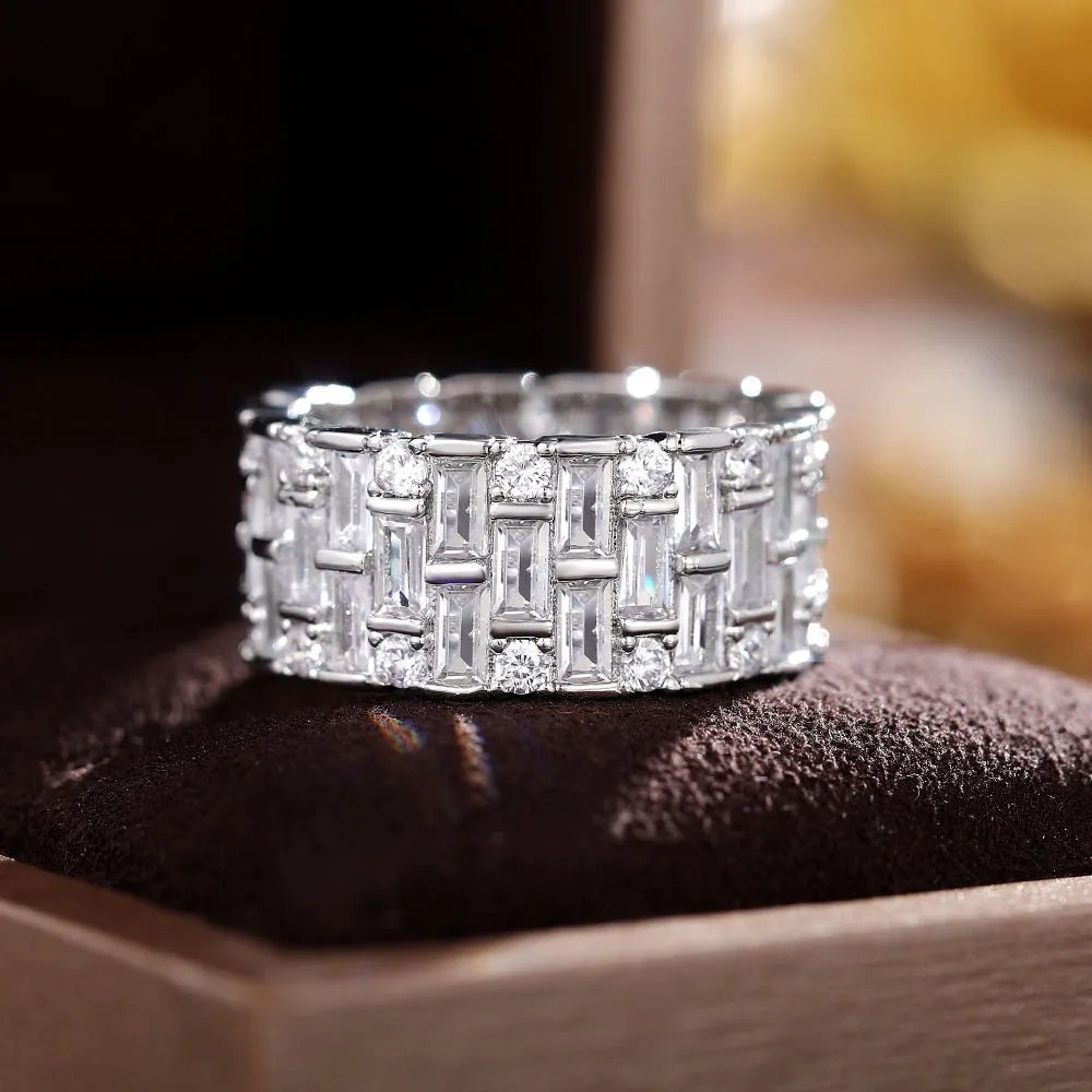 Unbranded Ring 925 Silver Zircon Silver
