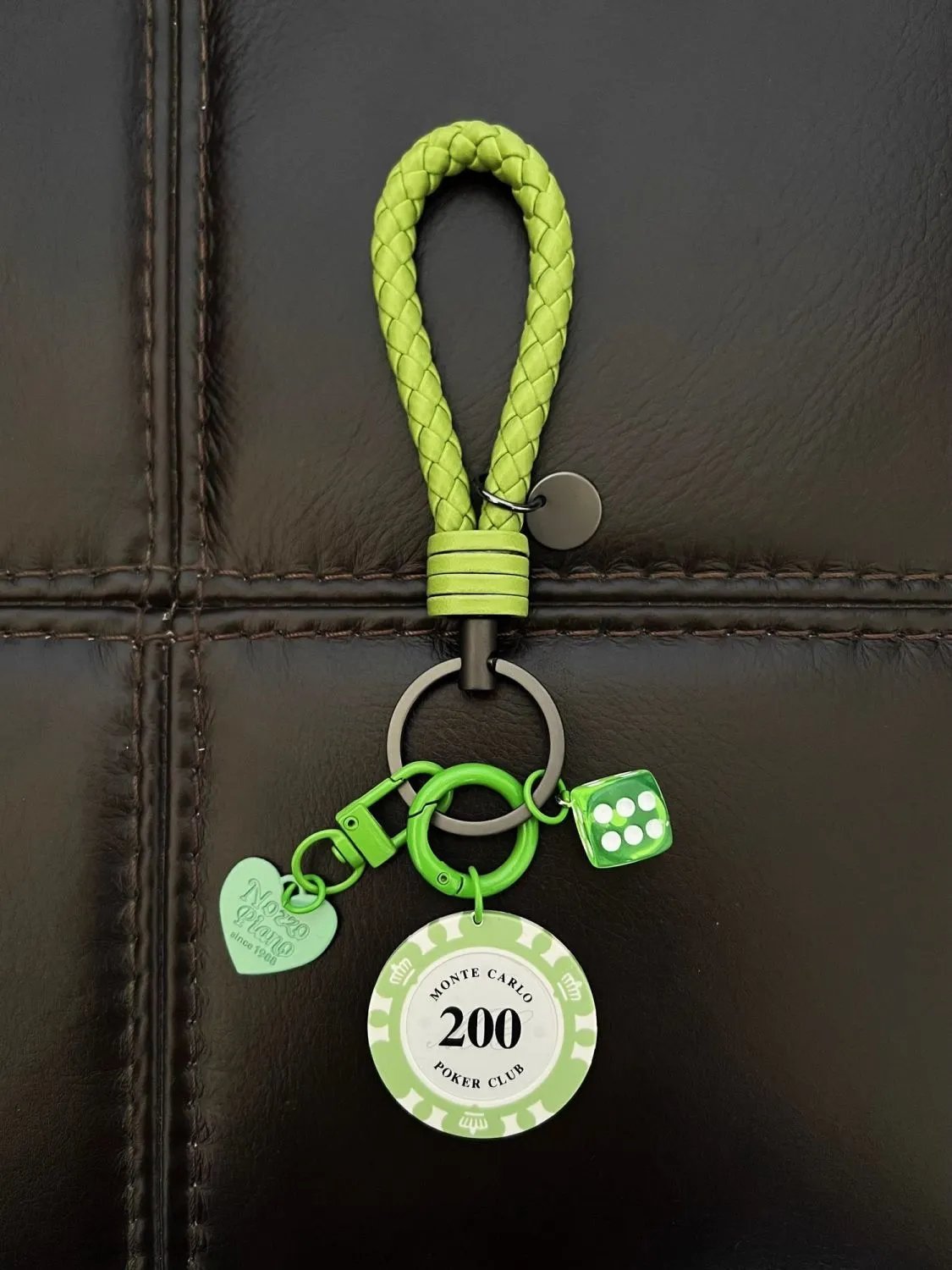 好运筹码编织绳汽车钥匙扣挂饰包包挂件情侣小礼品背包扣书包配饰