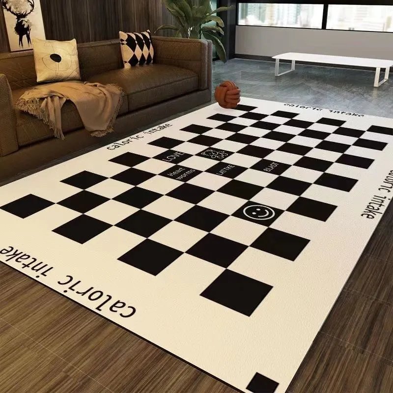 【定制商品，非质量问题不退换】客厅地毯轻奢高级感茶几垫家用卧室房间耐脏隔音床边毯全铺大面积