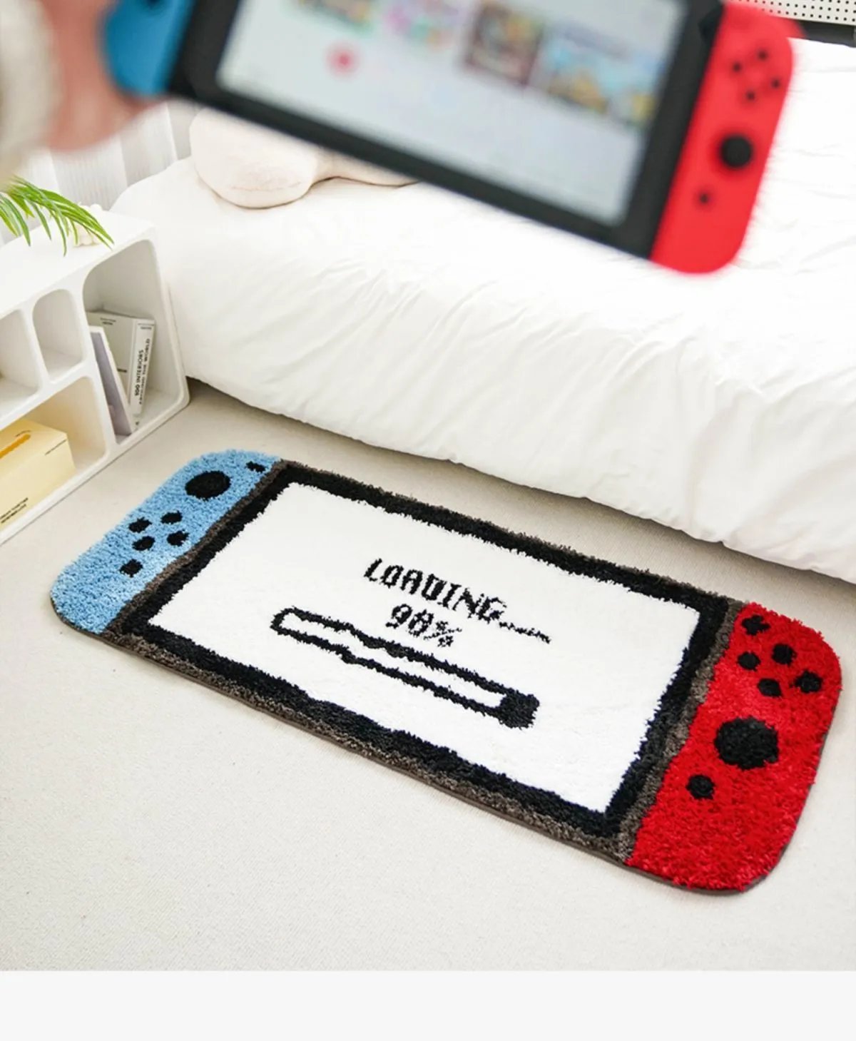 Nintendo Switch-Inspired Loading Screen Rug