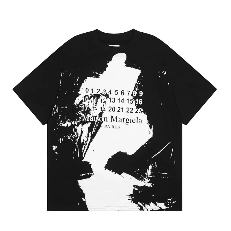 Stylish Men's Short-Sleeve T-Shirt in Double-Yarn Cotton