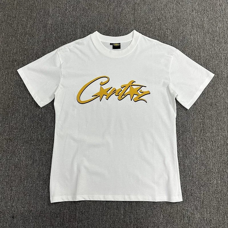 T-shirt short sleeved letter printed round neck 2
