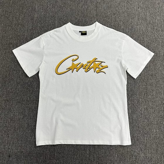 T-shirt short sleeved letter printed round neck 2