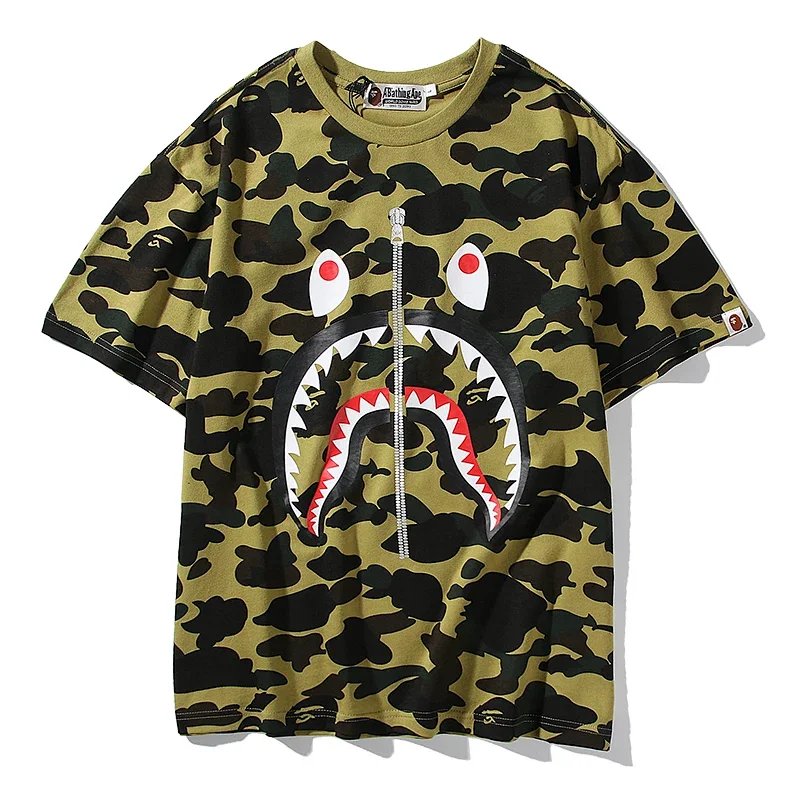 A Bathing Ape Shark Camo Tee